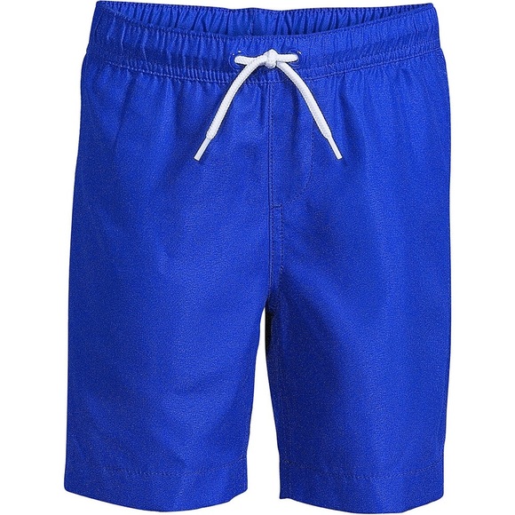 💙- New Boys Solid Volley Swim Trunks - Picture 1 of 3